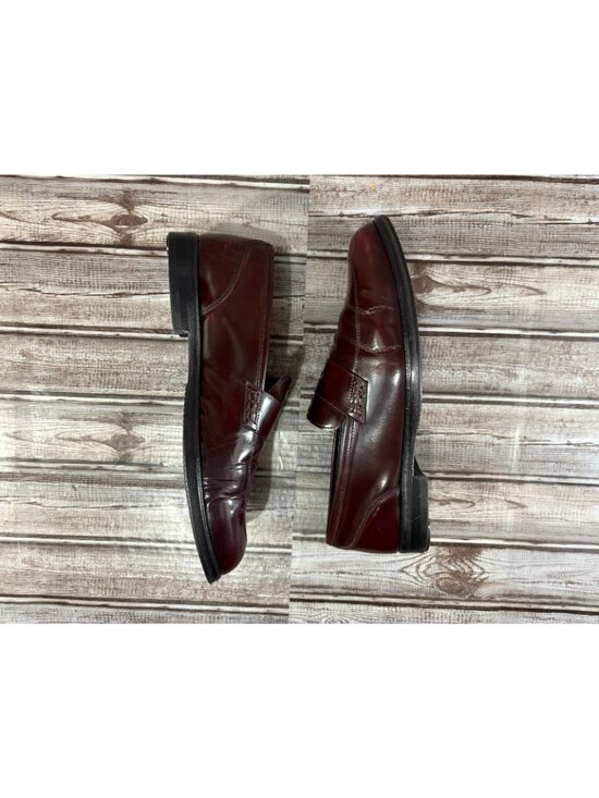 Harrys of London Classic Leather Penny Loafers size 42 US 9 color burgundy main image 5